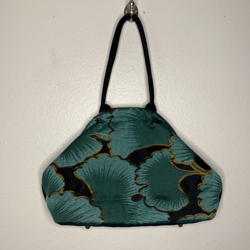 Atenti Betty Doctors Satchel Bag turquoise and black new - Picture 2 of 6